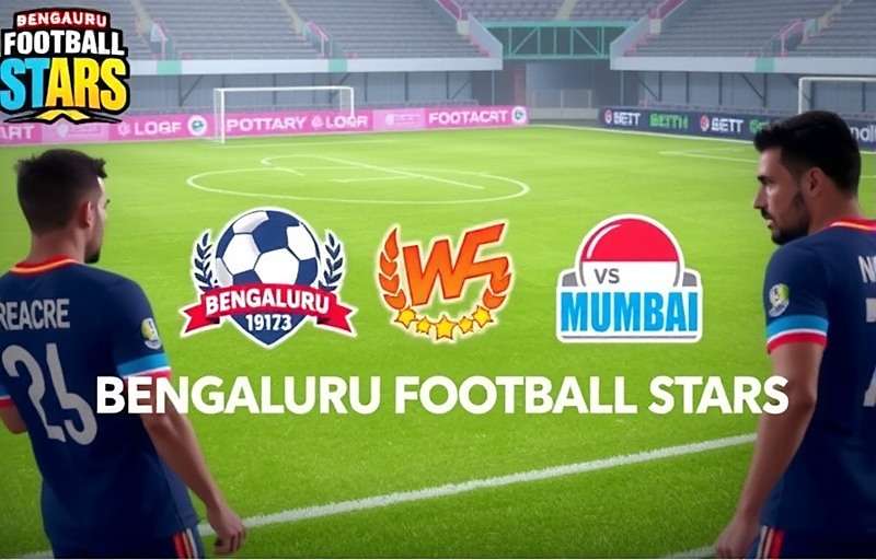 Bengaluru Football Stars Gameplay Bengaluru Football Stars gameplay showing a match between Bengaluru and Mumbai teams